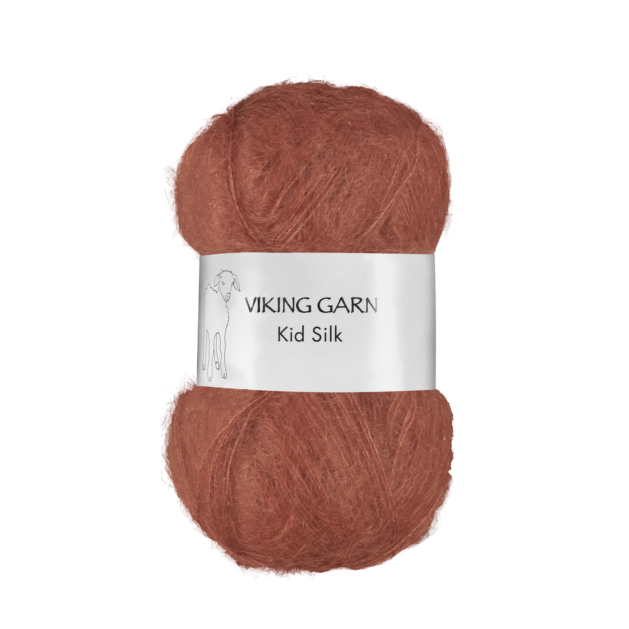 Produktbild för Kid/Silk Garn 25 g Rost 353 Viking Garn