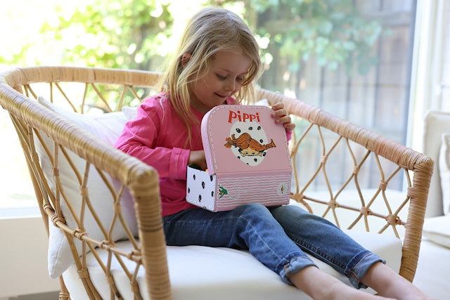 Tuotekuva 2 - Pippi Matkalaukku, 20 cm Vaaleanpunainen Micki