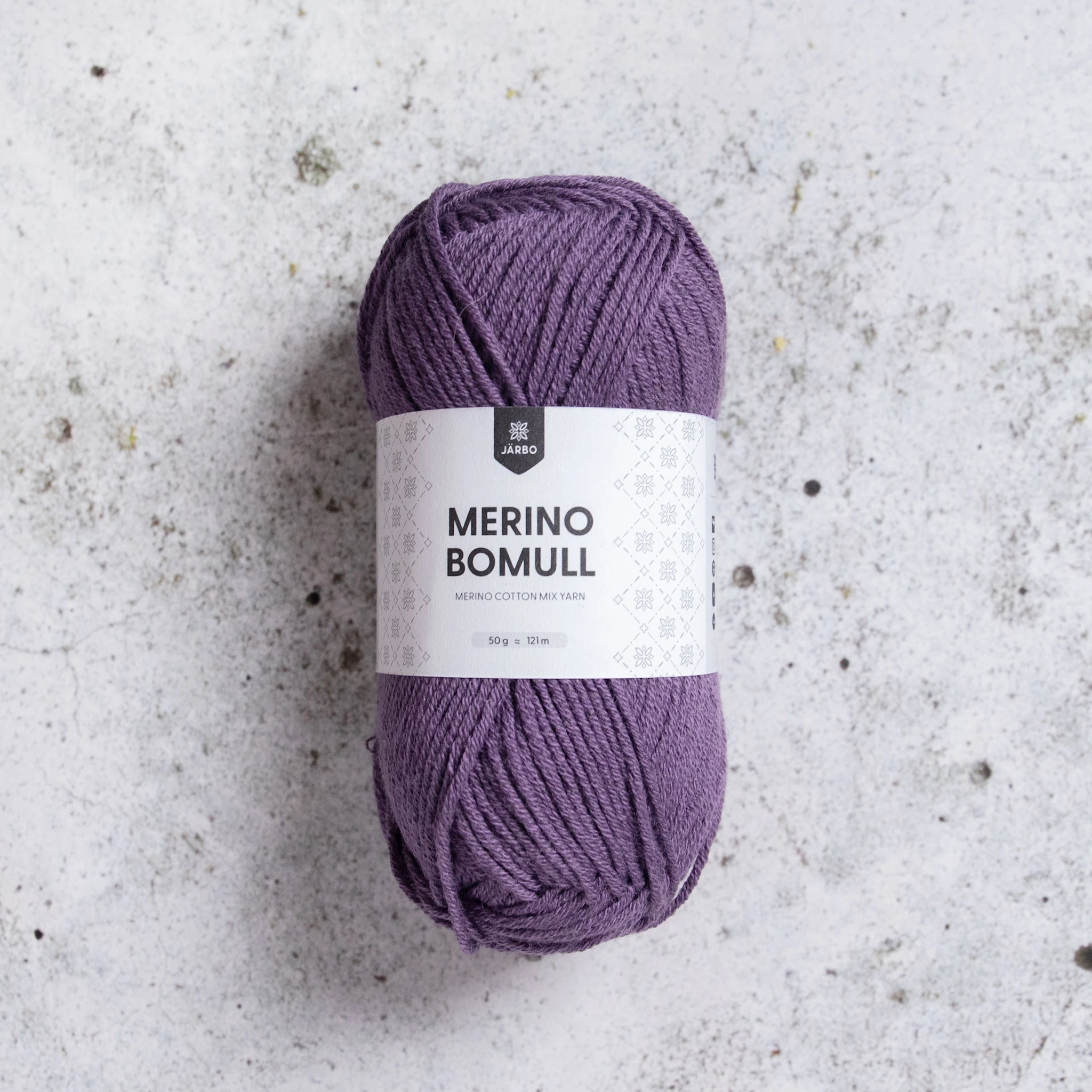 Produktbild för Merino Bomull 50 gr Järbo