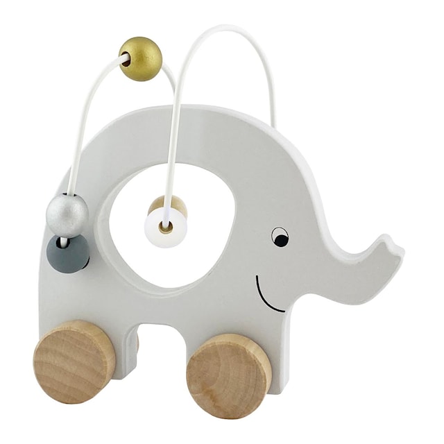 Rulleelefant med kulebane Jabadabado