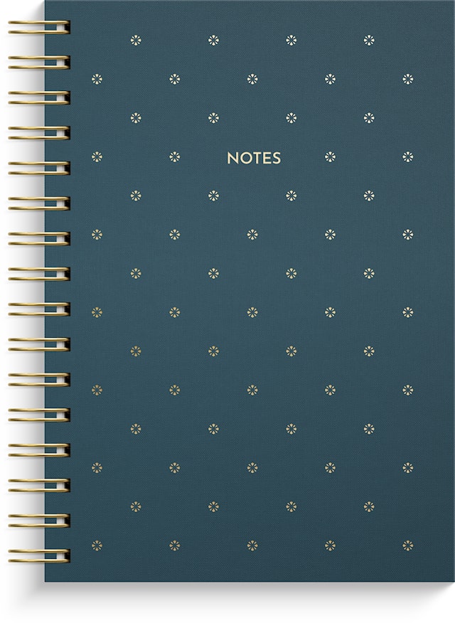 Produktbild 1 för Notebook Dotted A5 Flowery Burde