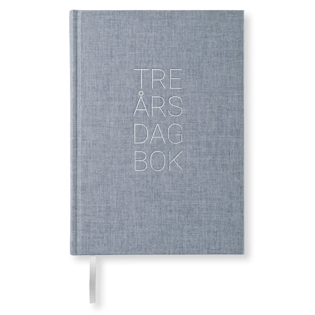 3-Års Dagbok A5 Denim Paperstyle
