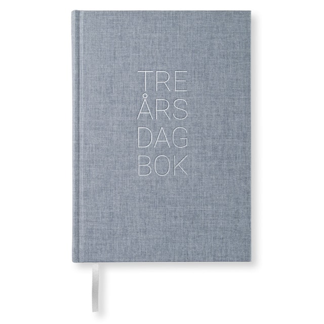Produktbild 1 för 3-Års Dagbok A5 Denim Paperstyle