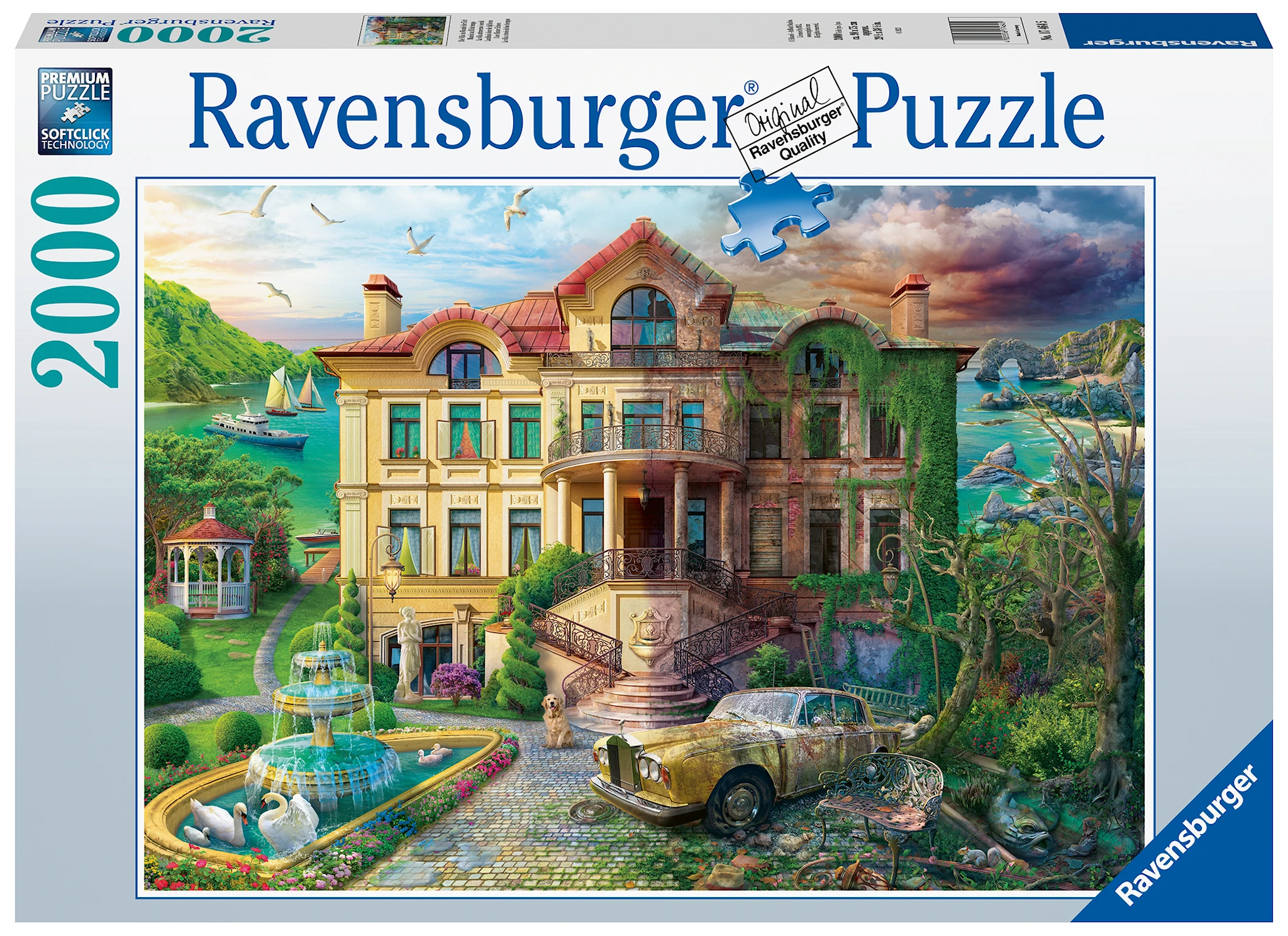 Produktbild för Cove Manor Echoes, Pussel 2000 bitar, Ravensburger