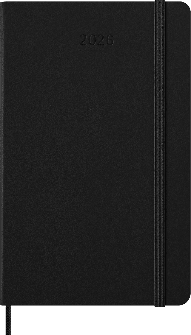 Tuotekuva 1 - Kalenteri 2026 Smart Digital Planner 12M Week Note Large Musta Moleskine