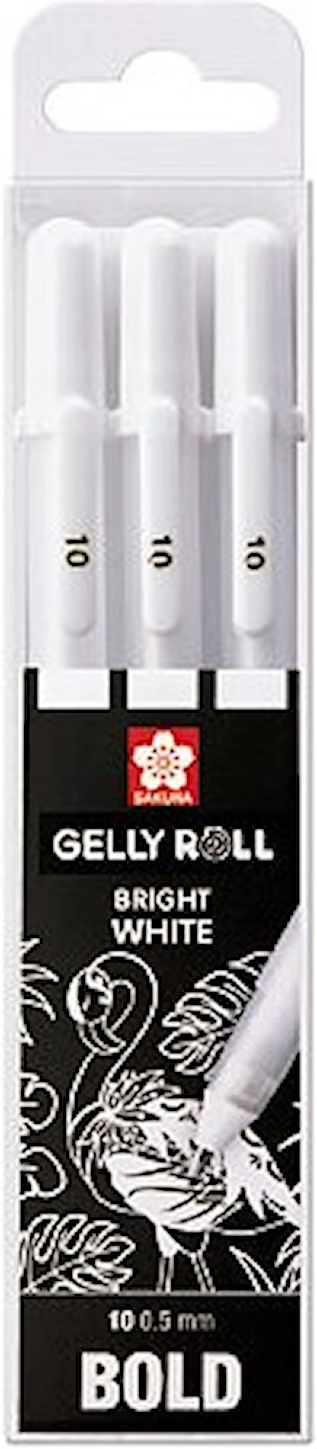 Sakura Gelly Roll Bright White bold 3-set