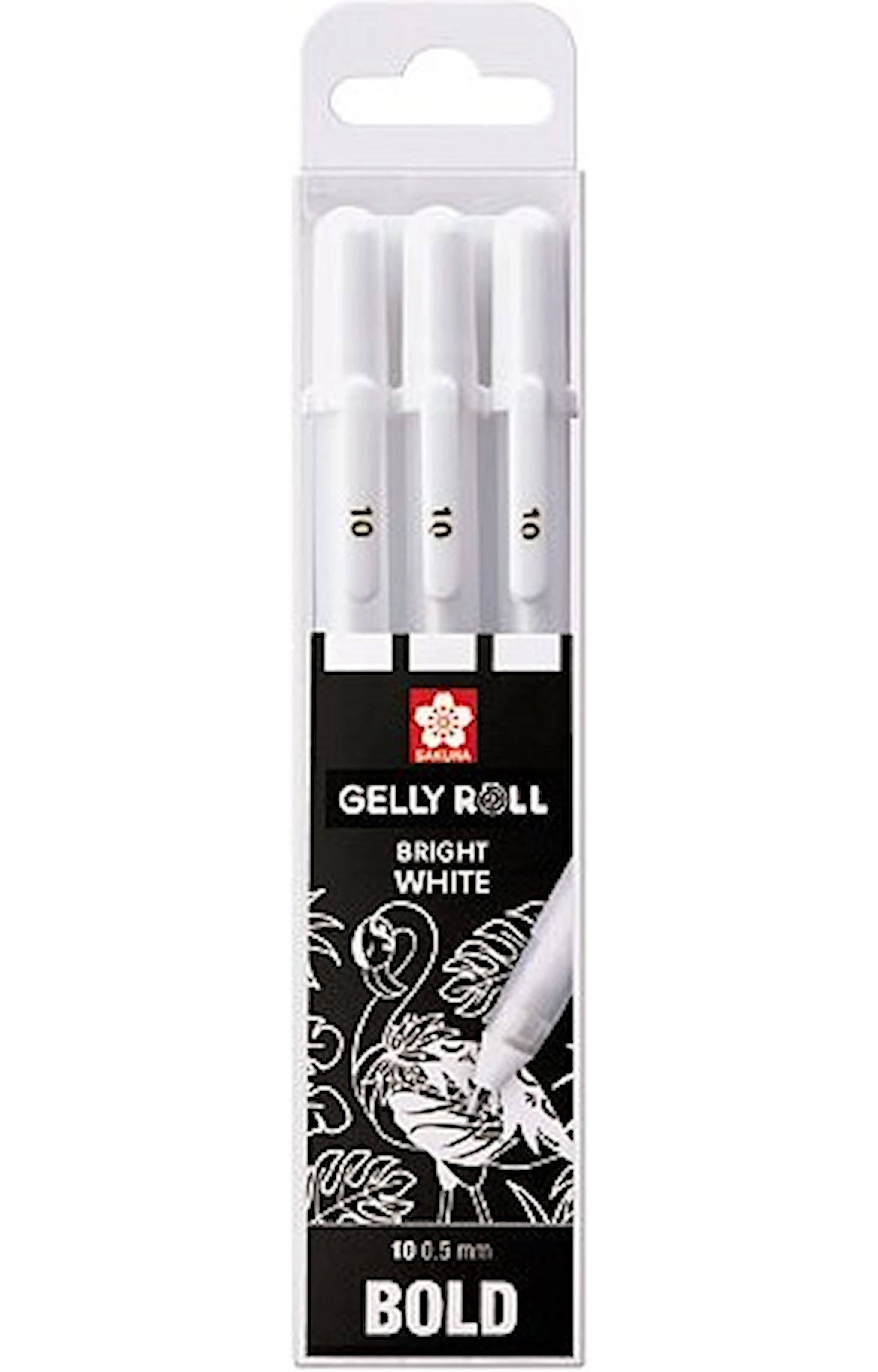 Produktbilde for Sakura Gelly Roll Bright White fet 3-sett