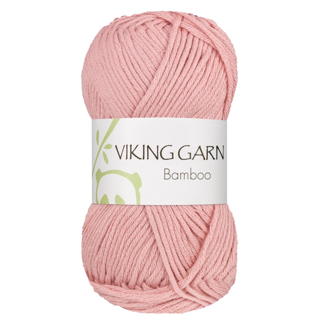 Bamboo 50 g vaaleanpunainen Viking Garn