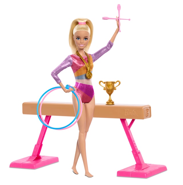 Voimistelija-Barbie Leikkisetti