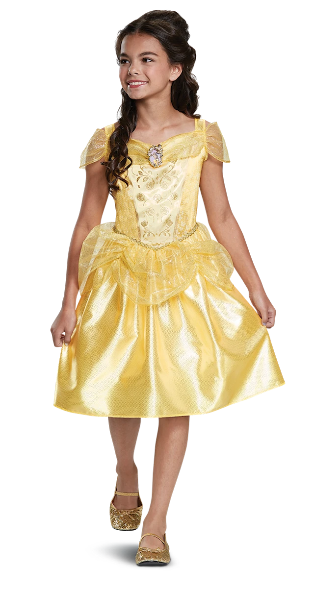 Disney Princess Prinsessklänning Belle (5-6 år) Disguise
