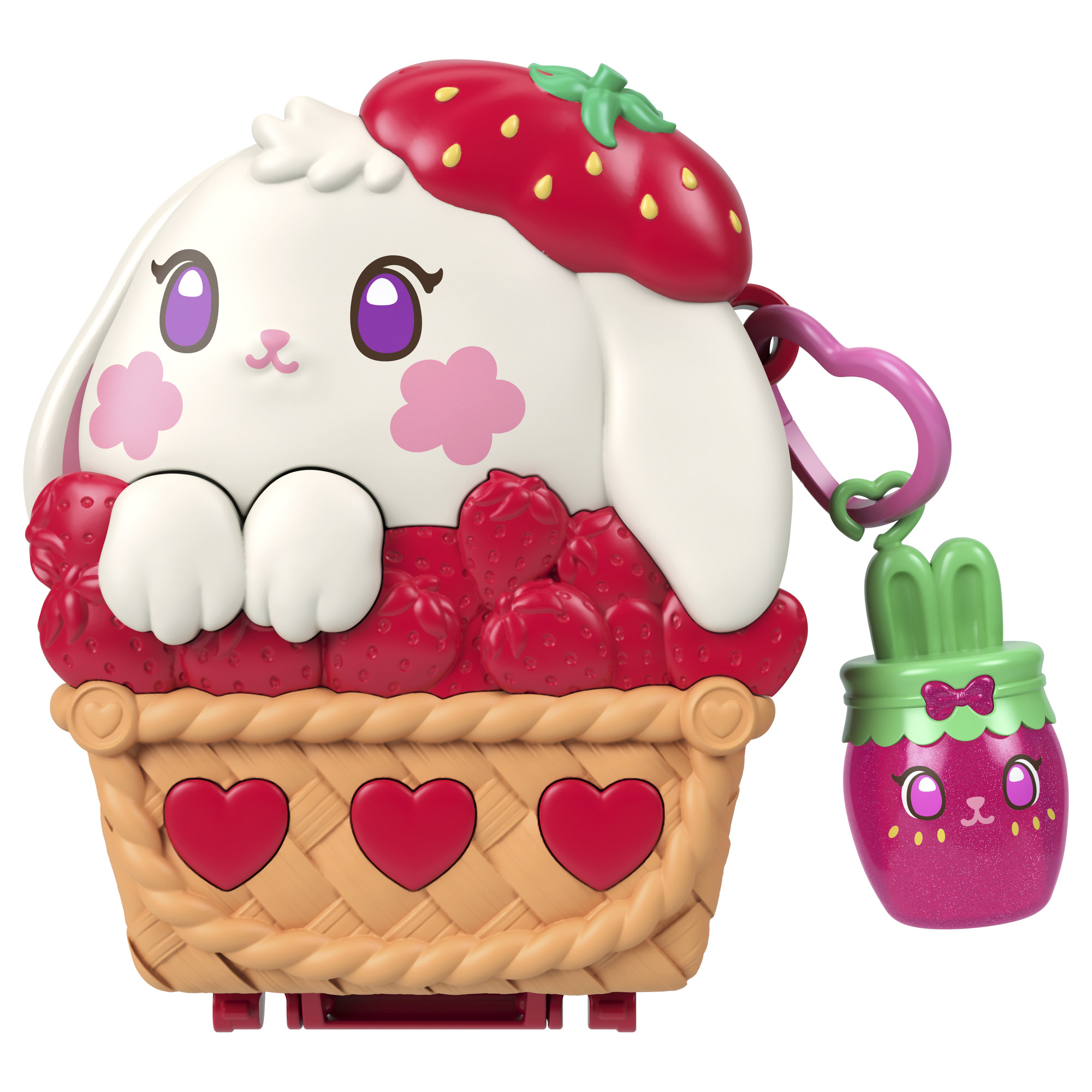Strawberry Bunny Basket Lekset Polly Pocket