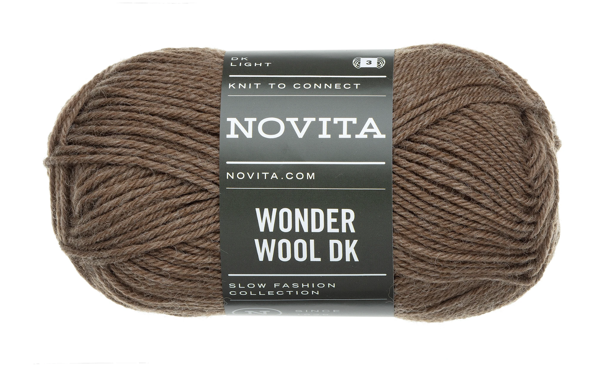 Produktbild för Wonder Wool DK Garn 50 g Skogssvamp 068 Novita
