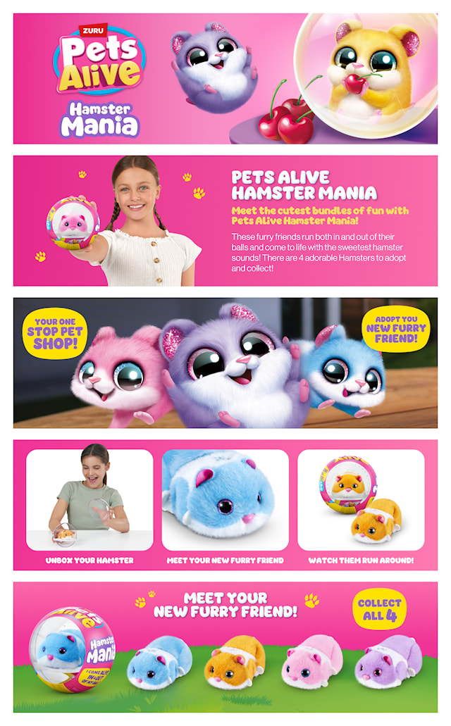Produktbild 6 för Hamstermania Pets Alive