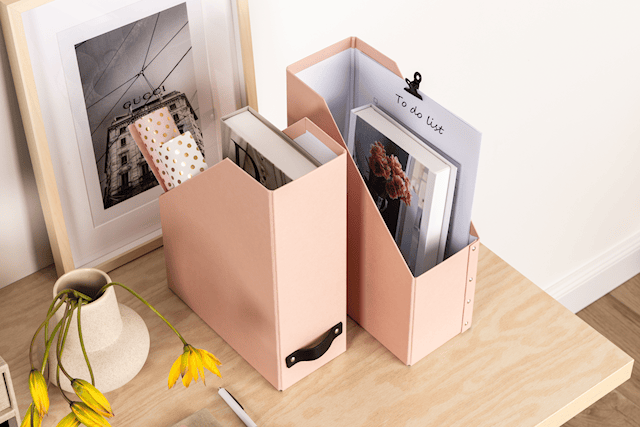 Produktbild 5 för Tidsskriftssamlare William Dusty Pink 2-pack Bigso