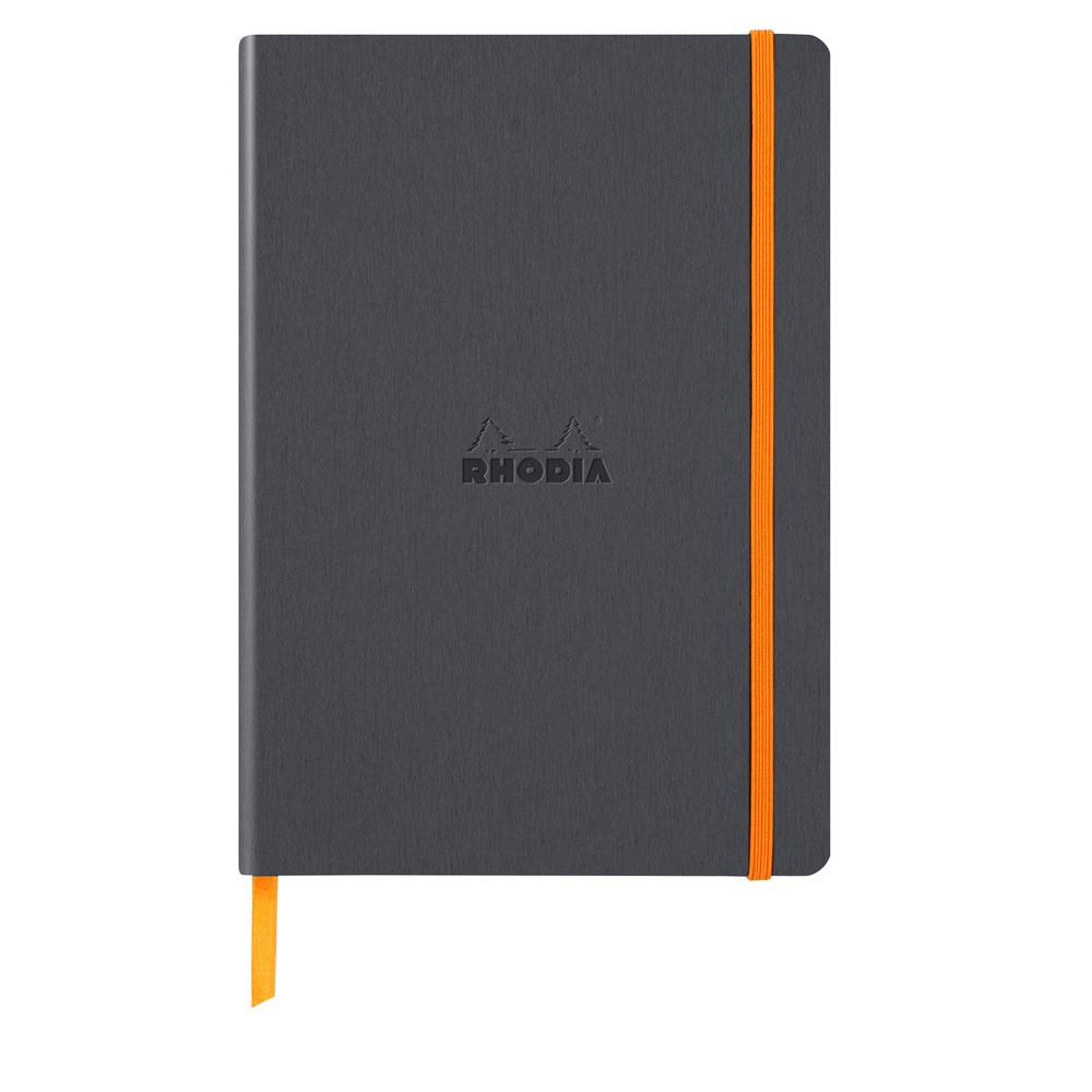 Anteckningsbok Soft A5 Titanium Dotted Rhodiarama
