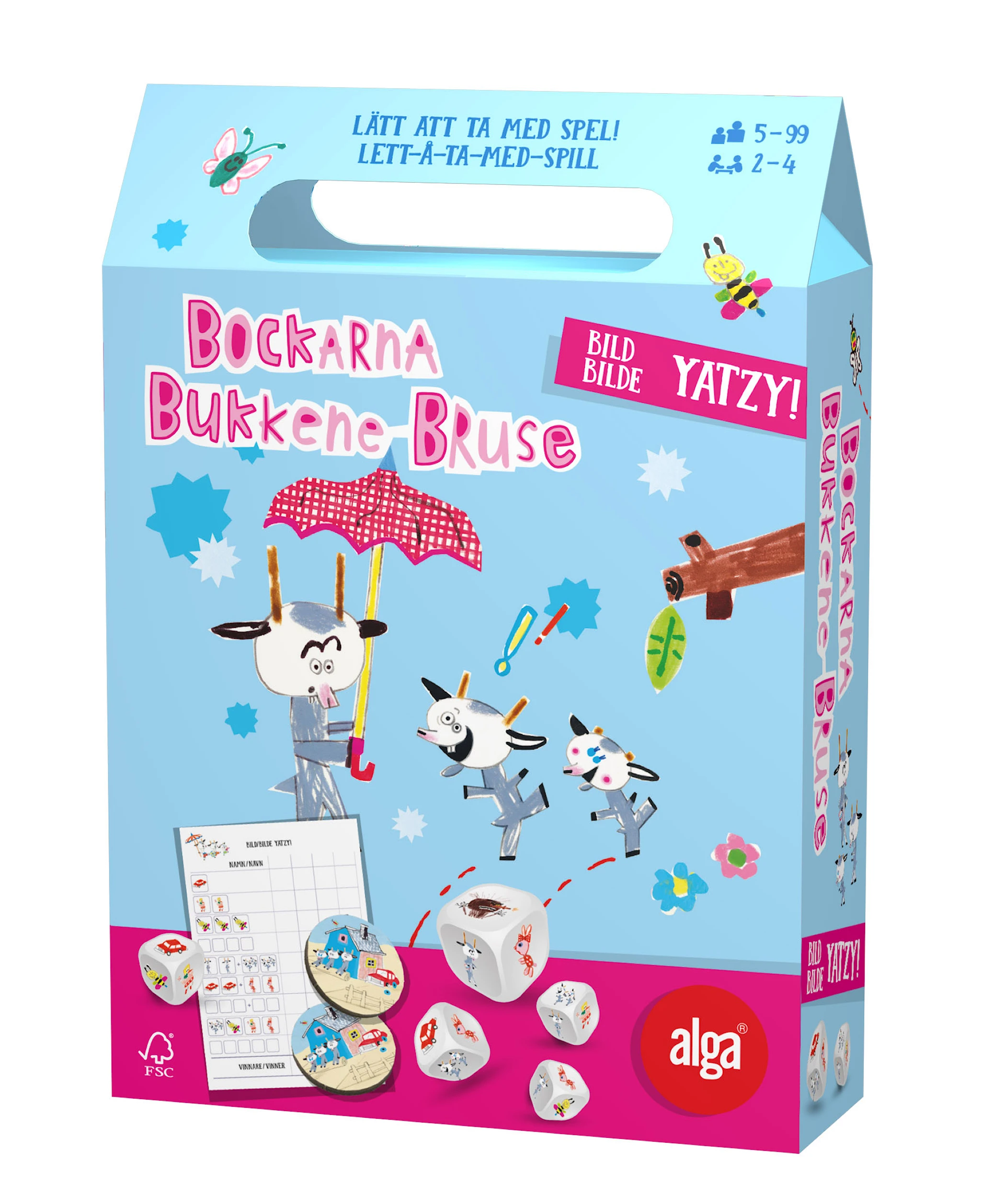 Produktbilde for Bukkene Bruse Yatzy, Alga (NO/SE)