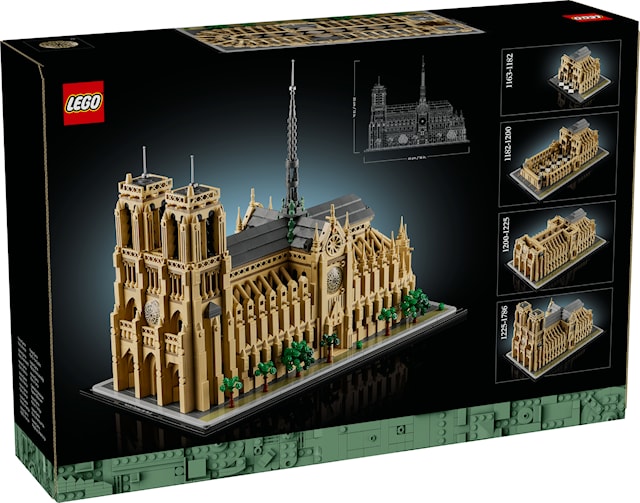 Tuotekuva 3 - Notre-Dame Pariisissa LEGO® Architecture (21061)