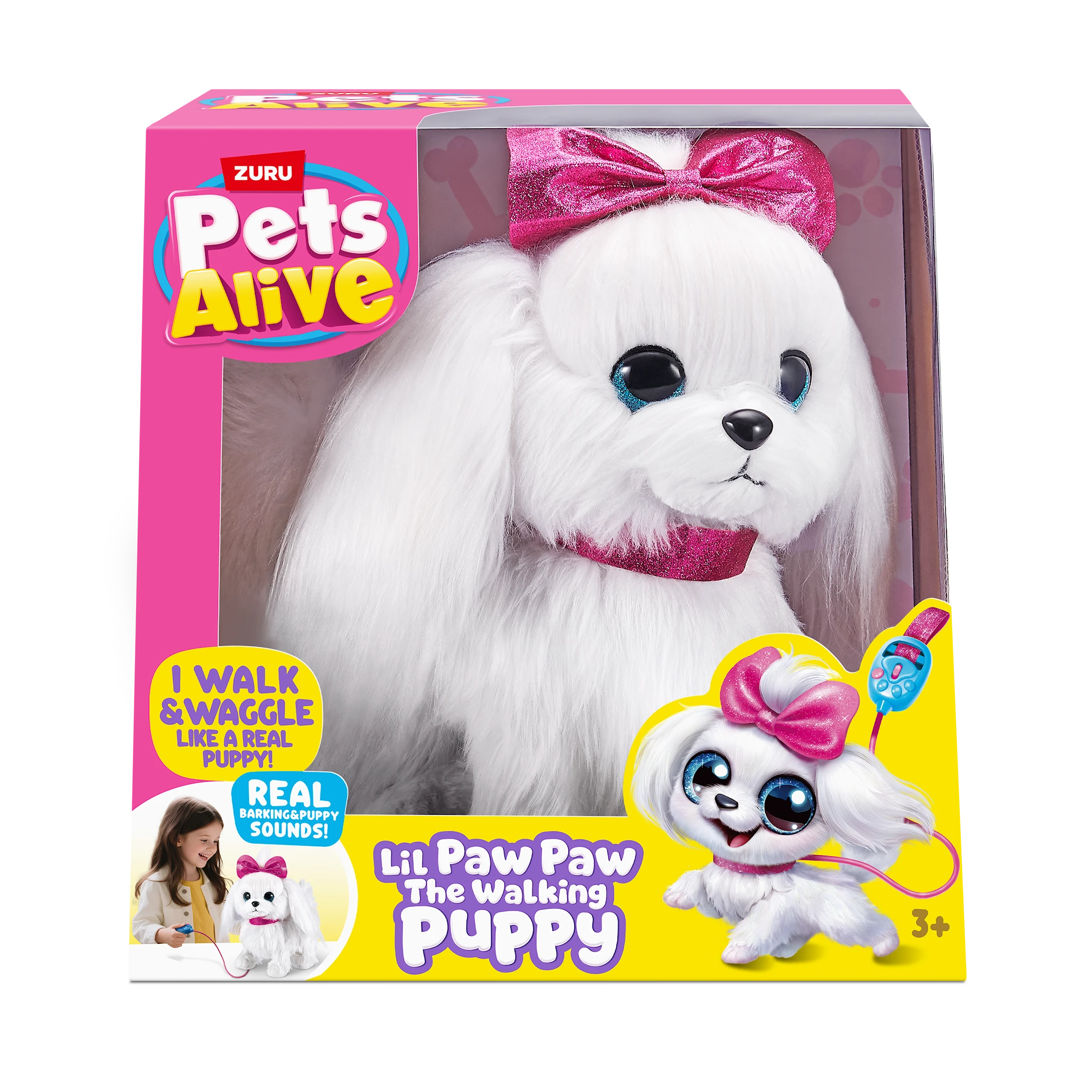 Produktbild för Lil Paw Paw Gående Hund Pets Alive