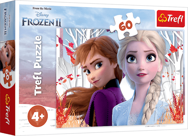 Puslespill Frozen 2, 60 biter, Trefl