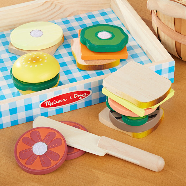 Produktbild 4 för Sandwichset i Trä Melissa & Doug