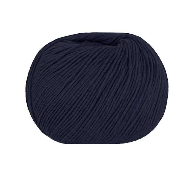 Cashcot organisk bomull och kashmir 50gr Blu Marino 291 Lana Gatto