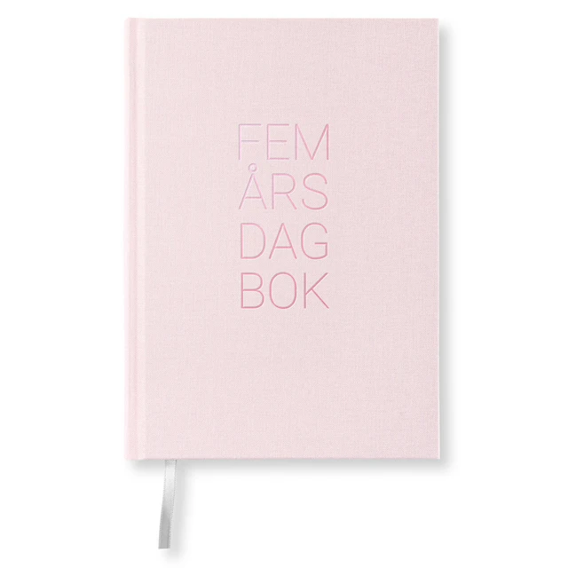 5-Års Dagbok A5 Dusty Rose Paperstyle