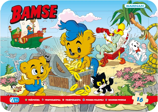 Rampussel Bamse Sjöravare 16 bitar, Kärnan