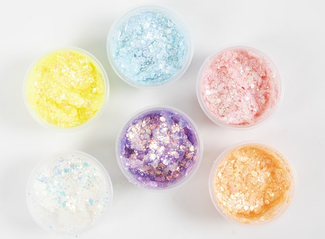 Produktbilde 8 for Glitter Clay, pastellfarger, 6x20 g/ 1 pk.