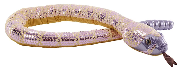 Snakesss 137 cm pehmolelu Käärme Folio Kulta/Lila Wild Republic