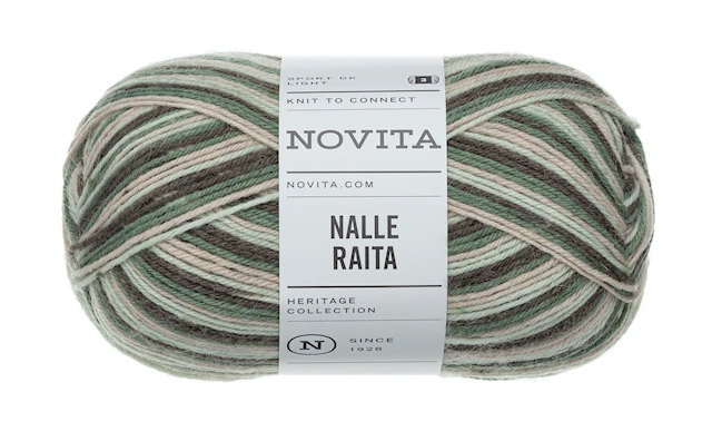 Novita Nalle Raita Garn Ullmix 100g Vätte 8201 Novita