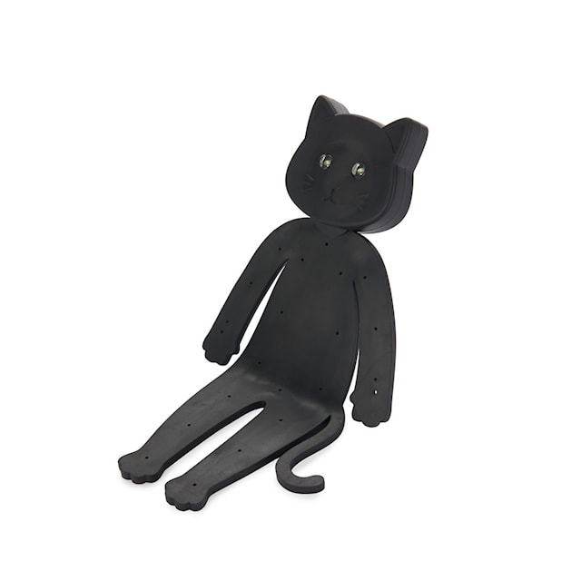 Tuotekuva 1 - Kissakirjavalo Mustaa Silikonia, Miau Balvi