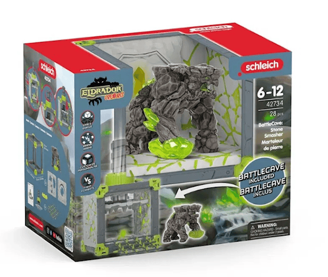 Produktbild 3 för Eldrador BattleCave Stone Smasher Schleich