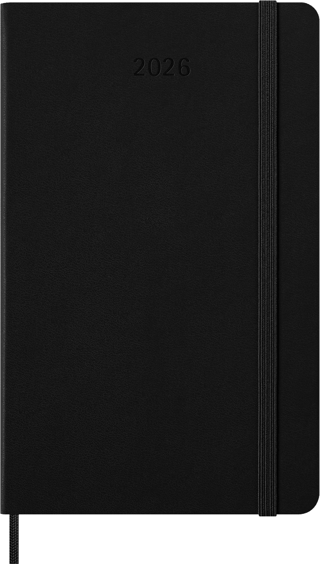 Tuotekuva 2 - Kalenteri 2026 Classic Hard 12M Weekly Vertical Large Musta Moleskine