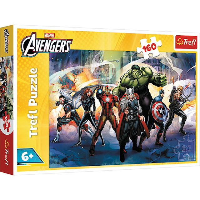 Marvel The Avengers Pussel 160 Bitar Trefl