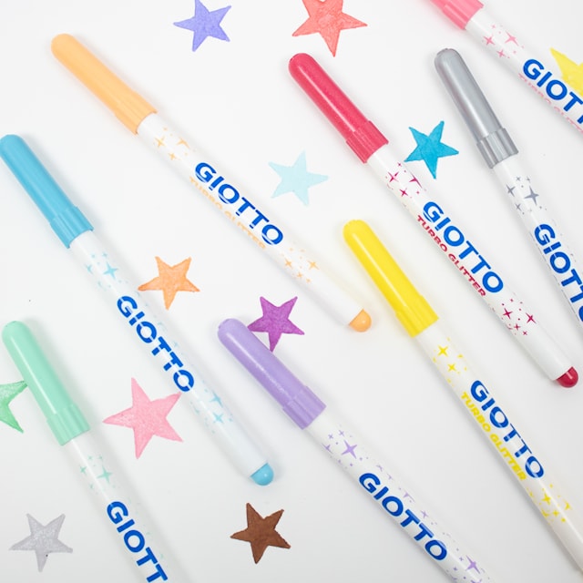 Produktbilde 4 for Glitter Pens Pastel Colors 8 pcs Giotto