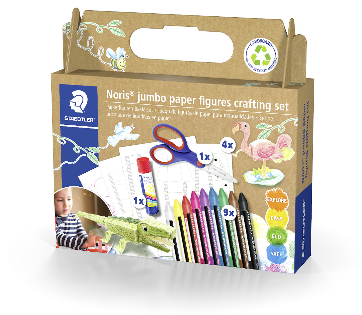 Pysselset Noris Junior Pappersfigurer Staedtler