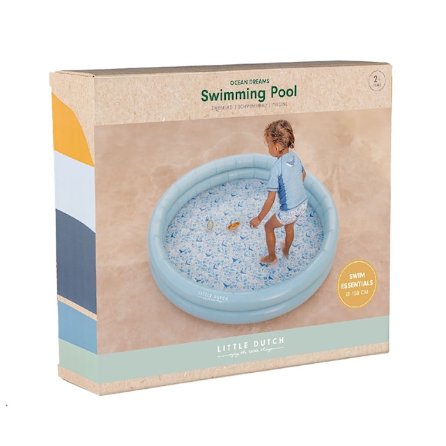 Produktbild 5 för Babypool Ocean Dreams Blå 150 cm Little Dutch