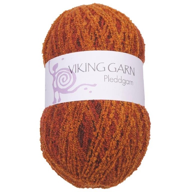 Pleddgarn 350 g Oransje 751 Viking Garn