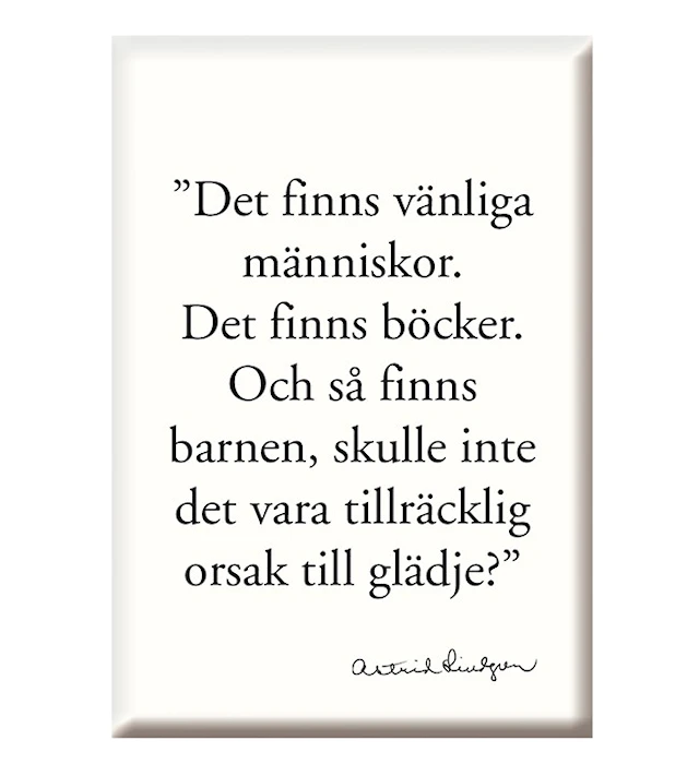 Magneetti On Olemassa Ystävällisiä Astrid Lindgren