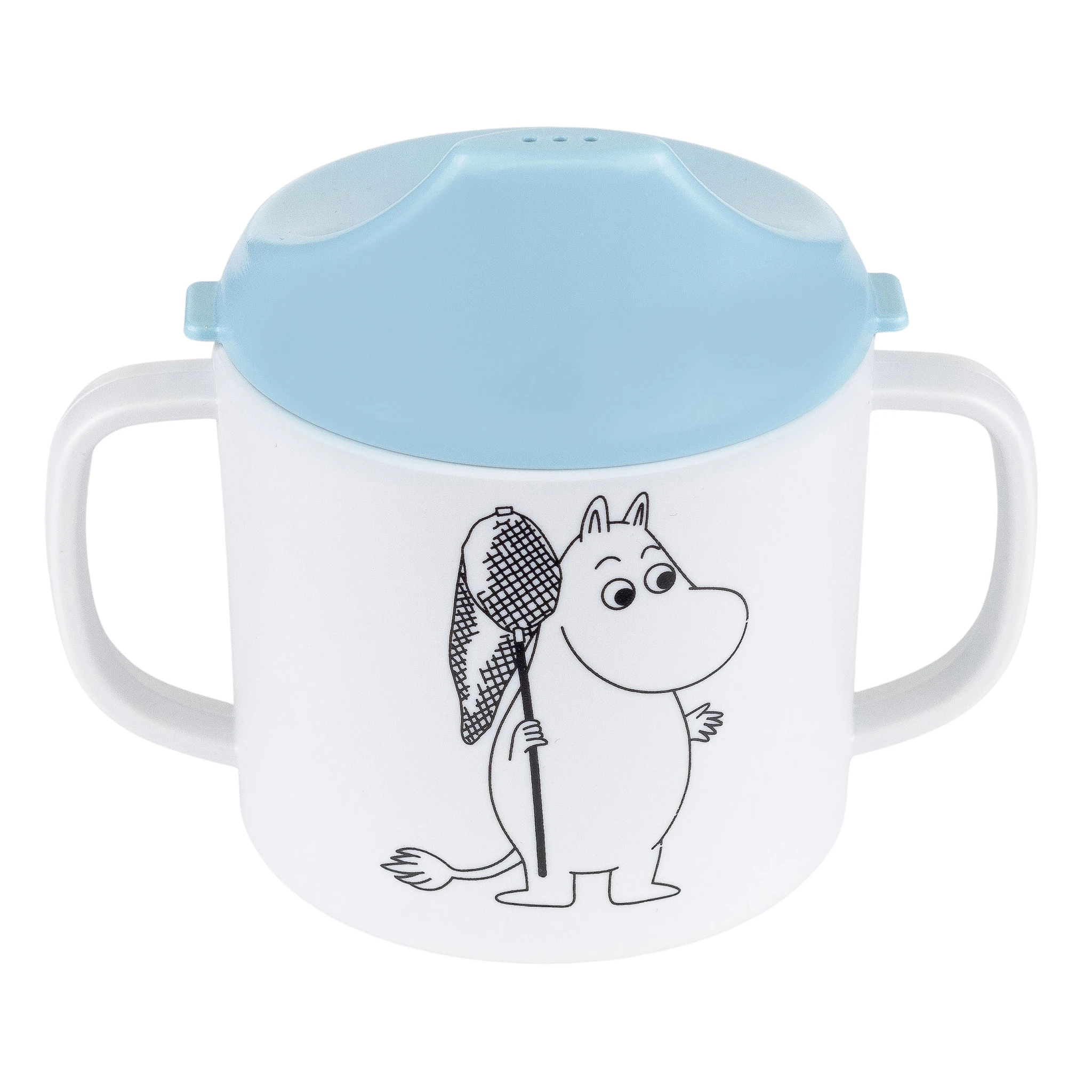 Produktbild för Mumin Vatten & Bad Pipmugg Blå Rätt Start
