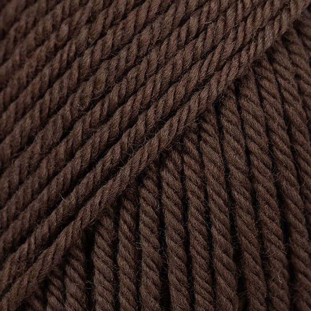 Daisy Uni Ullgarn 50 g Dark Brown (35) Drops