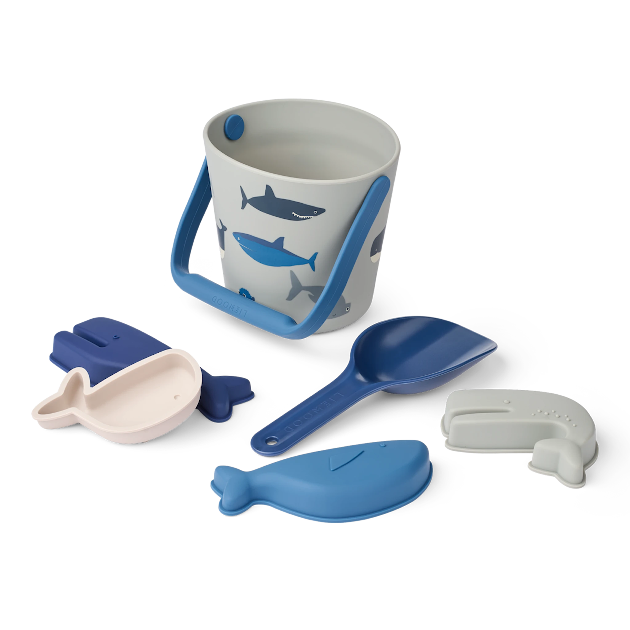 Tuotekuva ille Gilma Shark Strandset Shark/Dove Blue Liewood