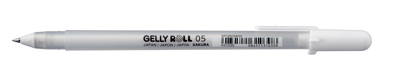 Sakura Gelly Roll Basic Vit Gel Penna 0,5 mm