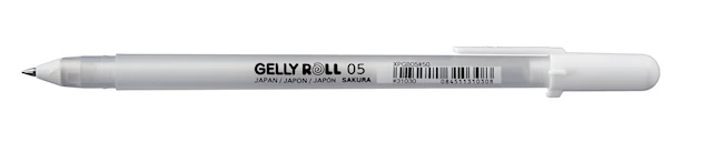 Sakura Gelly Roll Basic Vit Gel Penna 0,5 mm