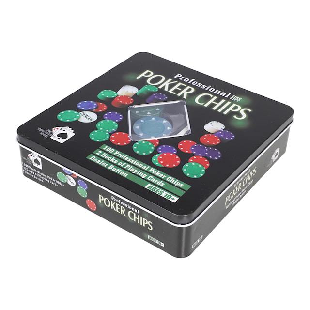 Produktbilde 3 for Pokersett 100 pokerchips, Hisab Joker