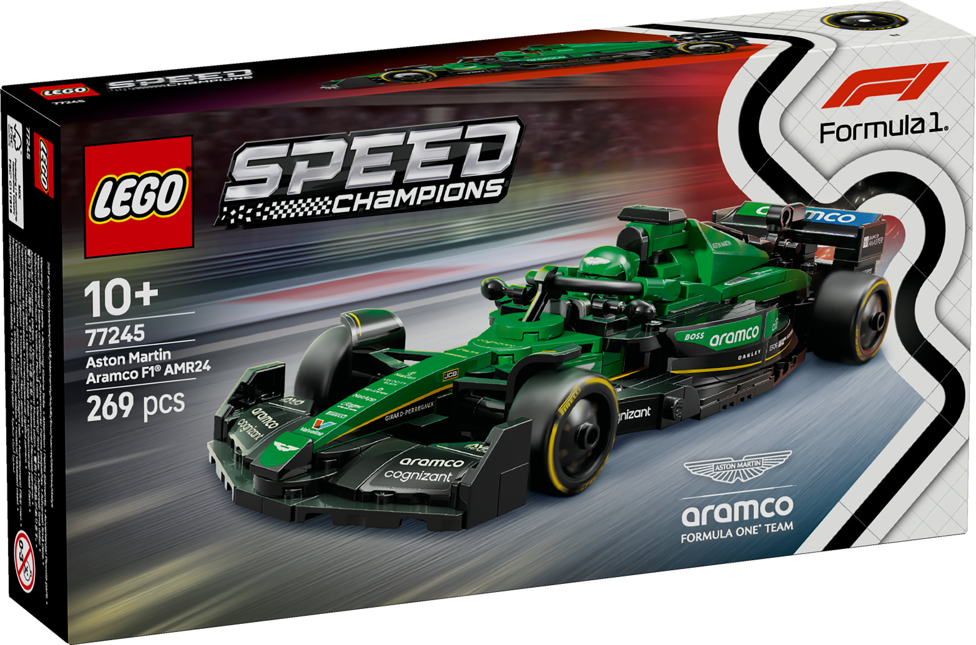 Aston Martin Aramco F1® AMR24 racerbil LEGO® Speed Champions (77245)