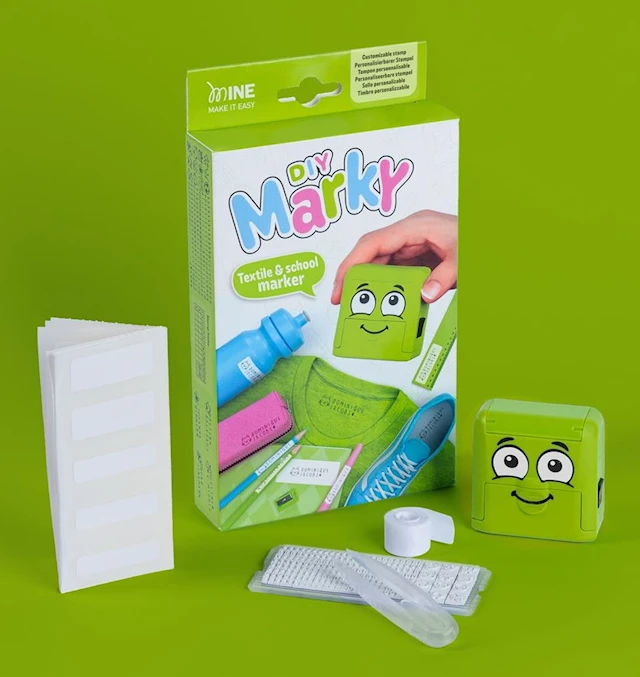 Stämpel Namnmärkning Grön Marky DIY COLOP
