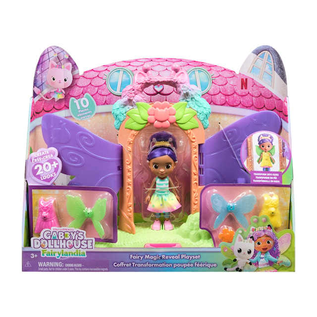 Produktbilde 1 for Fairy Magic Reveal Playset Gabbys Dockskåp