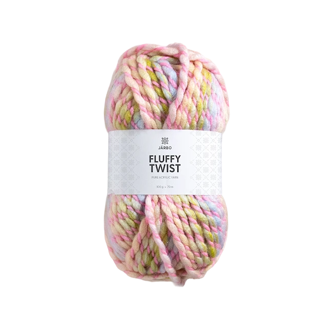 Fluffy Twist akryl 100g Sugar Fang (18) Järbo