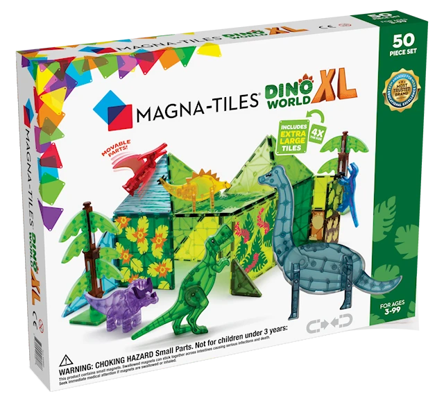 Magna-Tiles Dino World XL, 50 kpl